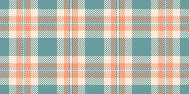 Klasik kontrol tekstili, mobilya kumaş taşıyıcı tartan. 1950 'lerin dikdörtgen desensiz desenli mavi ve antika beyaz renk paleti..