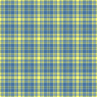 Klasik ekose desenli sarı ve mavi. Çok yönlü tekstil tasarımı özgeçmiş, giyim, el işi ve yaratıcı projeler için idealdir. Gelenek ve tarzı çağrıştırıyor.