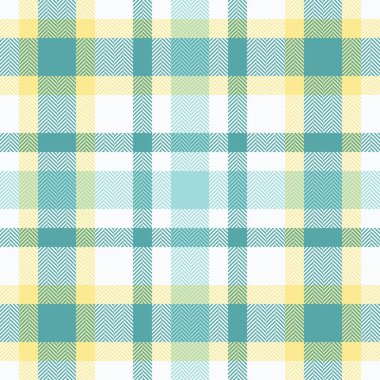 İndirimli arkaplan kumaşı, pastel dokuma kumaşı. Nane kremi ve deniz mavisi renk paletinde dikişsiz desenli ekose taşıyıcı kullan.