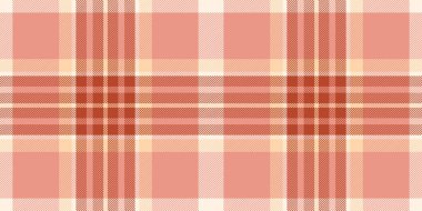 Kaz arkaplan örneği, alan dokusu kumaşı. Japonya, kırmızı ve eski dantel renk paletinde ekose ekose tartan vektör..