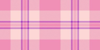 Uzay dokusu vektörünü kusursuz kopyala, bağımsızlık günü kumaş tartan kontrolü. Tekstil arkaplan desenini pembe ve açık renk paletiyle süsleName.