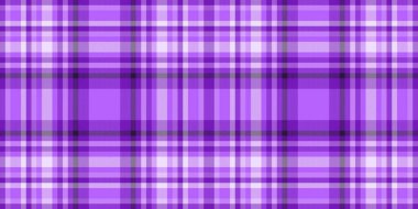 Dikey tekstil desenli ekose, arka plan vektörünü çapraz kontrol et. Gül kumaş desenli tartan mor ve açık renk paletinde pürüzsüz.