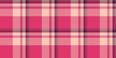 Ekose kumaştan derlemeler, renklendirilmiş tartan. Kırmızı ve açık renk paletinde dekorasyon desenli tekstil dokusu vektörü.