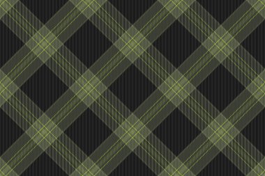 Magazine texture background check, single tartan fabric seamless. Apartment textile plaid vector pattern in grey and black colors palette.