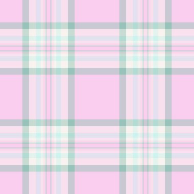 İspanyol desenli tekstil taşıyıcı, kumaş desenli tartan. Dekorasyon denetimi açık ve beyaz renk paletinde ekosesiz arkaplan.