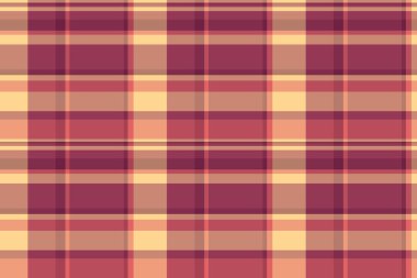 Bir sürü ekose kumaş, ekose kumaş. Kaz arka plan denetimi kırmızı ve pembe renk paletinde tekstil deseni.