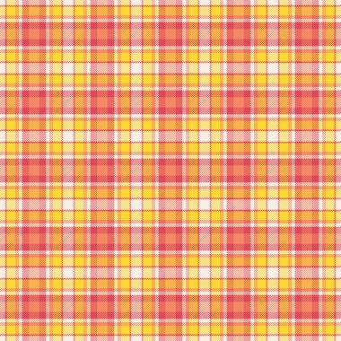 Kontrol paneli deseni, aşağı ekose tartan. Duvar kâğıdı taşıyıcı kumaş. Kırmızı ve turuncu renk paletinde kusursuz tekstil..