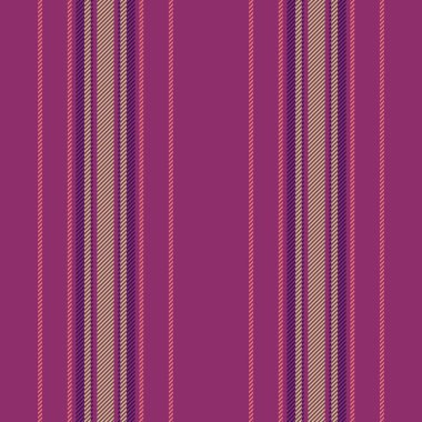 Çok renkli kumaş dikey arka plan, kat vektörü pürüzsüz desen. Motif desen çizgileri pembe ve limon rengi paletinde tekstil çizgileri.