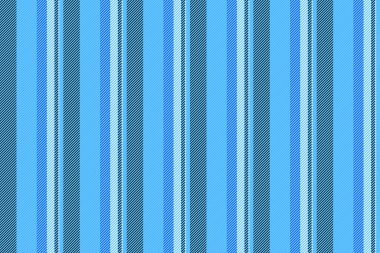 Fiesta dikey çizgili tekstil, 70 'lerin kumaş dokusu pürüzsüz. Cyan ve koyu renk paletinde biçim çizgisi vektör arkaplanını hasat et.