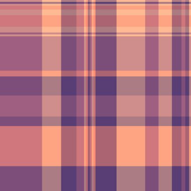 Temel olarak arka plan kumaşı, pijama, ekose vektör tekstili. 1940 'ların desenli tartan dokusu kırmızı ve turuncu renklerde pürüzsüz..