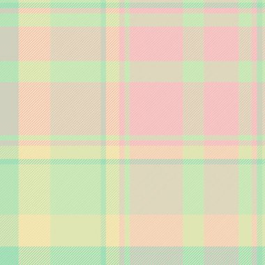 Yorgan arkaplan desenli ekose, çeşitli tartan pürüzsüz kontrol. 1970 'lerin kumaş desen vektörü ışık ve sarı renk paletinde.