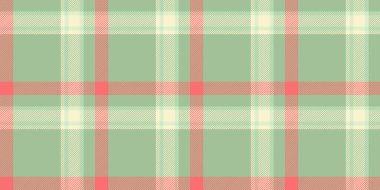 Dikensiz kumaş deseni, bebek katran ekoseli. Pastel ve açık renk paletinde vektör dokusu tekstil arkaplanı efekti.