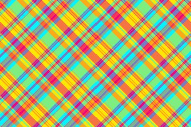 Sınır denetimi vektör tartan, günlük kumaş dokusu arka planı. Kasım ekosesiz tekstil deseni parlak ve turuncu renk paletinde.