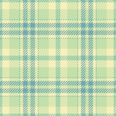 İş dokusu tartan, ton desenli tekstil kontrolü. Işık ve pastel renk paletinde cildi kusursuz ekoseli vektör.