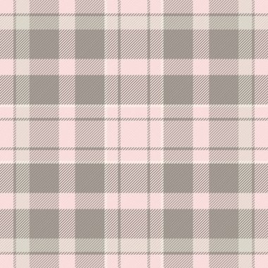 Sonbahar ekose desenli, sınırsız çek tekstili. Açık ve taş gri renk paletinde kapalı doku vektör kumaş arkaplanı.