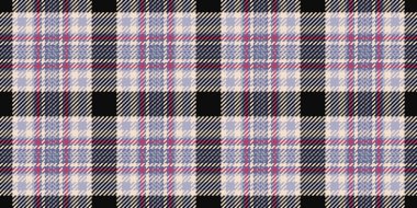 Kart desenli tekstil, sıcak desenli ekose kumaş. Pastel ve açık renk paletinde ipeksiz arkaplan vektörü.