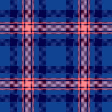 Motif arka plan tekstil, Afrika ekoseli ekoseli çeki. Tiftik kumaş desenli tartan mavi ve koyu renk paletinde.