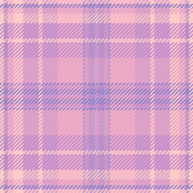 Masa örtüsü arka plan kontrolü kumaş, kusursuz desenli ekose kumaş. Köpek dişi tekstil tartan vektör deseni ışık ve mor renk paletinde.