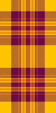 Bireysellik dikişsiz tartan tekstil, paket kumaş taşıyıcı arka plan. Otel desenleri ekoseli altın gelincik ve pembe renk paleti ile kontrol.