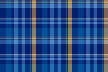 Kusursuz bir özgeçmiş kontrolü, ekose kumaş kumaşı. Sanatsal doku vektör desenli ekose mavi ve pastel renk paleti.