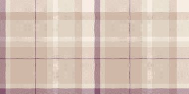 Üstü örtülmüş tekstil dikişsiz ekoseli, saf kumaş desenli tartan. Işık ve keten renkleri paletinde kumaş desenli arkaplan vektörü.
