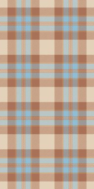 Piknik battaniyesi kumaş ekoseli, uygun doku desenli tekstil. Geometrik arkaplan tartansız turuncu ve açık renk paleti denetimi.