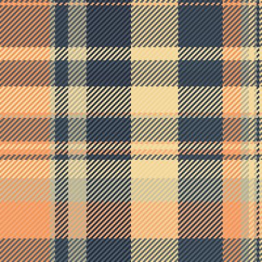 Tartansız vektör satın al, tekstil geçmişini kontrol et. Sanat desenli ekose kumaş Pastel ve turuncu renk paleti.