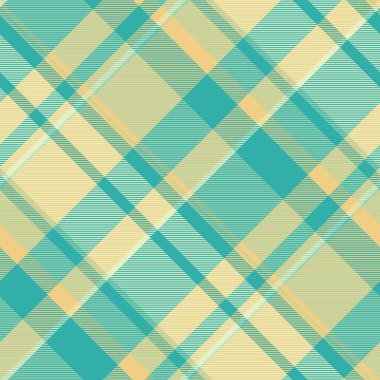 Meksika tekstil arkaplan dokusu, ilham veren tartan vektör deseni. Moda dikişsiz ekoseli kumaş ışık ve gök mavisi renk paleti.