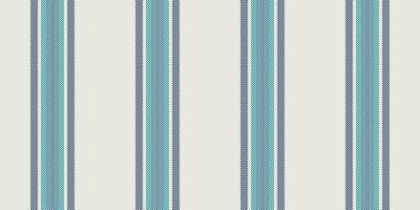 Ama tekstil vektör arka planı dışında, kapalı çizgili dikey çizgiler. Filky desen dokusu beyaz ve cyan renk paletinde pürüzsüz.