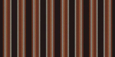 Rrunge çizgileri kusursuz, grafik dokusu vektör arkaplanı. Prazil kumaş dikey desen tekstil siyah ve turuncu renk paleti.