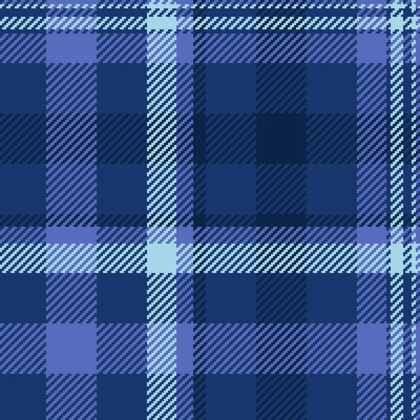 Pijama ekose kumaş, platform vektör tekstil deseni. Mavi ve koyu renk paletinde ekoseli kumaş kontrol arkaplanı.