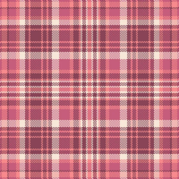 Kasım desenli arka plan vektörü, ekose kumaş tekstili yerleştirin. Kırmızı ve antika beyaz renk paletinde Karmaşık tartsız doku kontrolü.