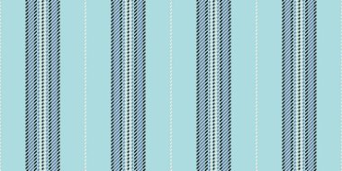 Arka planda dikey, dikey, canlı kumaş şeridi dokusu. Açık ve mavi renk paletinde basit vektör desenli tekstil çizgileri.