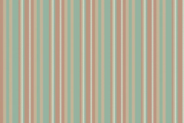 Canlı çizgiler desenli arka plan, kumaş desenli kumaş. Pastel ve kırmızı renk paletinde eşsiz dikey dikey tekstil vektörü.