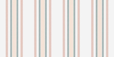 Hafif doku vektör deseni, düzgün çizgili tekstil kumaşı. Beyaz ve kırmızı renk paletinde sulti dikey dikişsiz çizgiler.