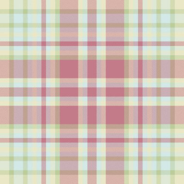 Yumuşak pastel ekose desenli pembe, yeşil, mavi ve kremalı. Tekstil tasarımı için ideal, arka plan, ya da herhangi bir projeye samimi bir rahatlık katmak için.