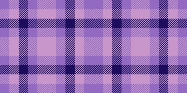 Folklor ekose arka plan vektörü, ikonik kumaş dikişsiz. Menekşe ve pastel renk paletinde yaratıcı desen tartan kontrolü.