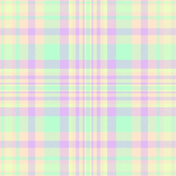 Yarım tonluk tekstil dikişsiz, Vogue check model tartan. Işık ve badem rengi paletindeki fikir kumaşı desenli ekose vektör.