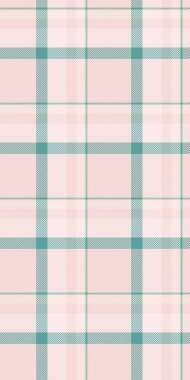 Colour texture plaid tartan, serene seamless textile background. Manufacture fabric check pattern vector in light and white colors palette.