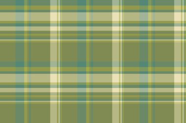 Dokulu arka plan vektör deseni, profesyonel ekose kumaş. Madras pastel ve kireç rengi palette tekstil tartan dokusunu kontrol eder.