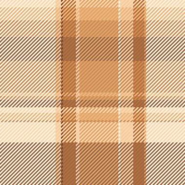 Masa örtüsü kumaş desenli tartan, terzi kusursuz arka plan kontrolü. Ton vektörü dokusu ekoseli turuncu ve açık renk paleti.