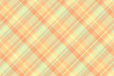 Grafik desenli ekose vektör, kumaş kumaşsız arkaplan. Kehribar ve açık renk paletinde tartan dokusunu kontrol et.
