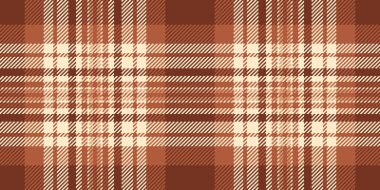 Modaya uygun kumaş dokusu, diwali dipsiz ekose arka plan. Yumuşaklık tartan vektör şablonu turuncu ve kırmızı renk paletinde.