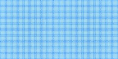 Tekstil geçmiş taraması, desenli kumaş dikişsiz. Cyan renk paletinde özel vektör dokusu tartan.