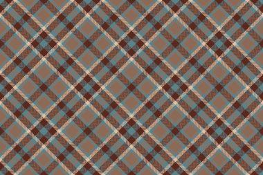 Karalama kontrolü kumaş ekoseli, pasaklı, pürüzsüz desenli arka plan. Cyan ve kırmızı renk paletinde erkek tekstil vektör tartan dokusu.