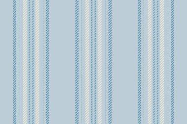 Dikey şerit şablon, indirimli vektör çizgileri arka plan. Fmerik dokusu, ışık ve cyan renk paletinde kusursuz tekstil kumaşı..