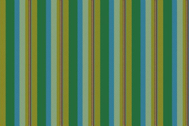 Dayanıklı çizgiler dikey, canlı desen çizgileri. Tebrik kartı arkaplan tekstil vektörü yeşil ve parlak renk paletinde pürüzsüz.