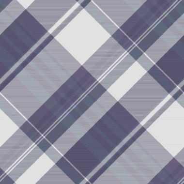 Süslü doku ekose vektörü, antika arkaplan desenli kumaş. Pastel ve gainsboro renk paletine kusursuz tartan tekstili yerleştir.