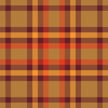 Çeşitli tartan vektör geçmişi, kusursuz romantizm dokusu. Nyc kumaş desenli turuncu ve kırmızı renk paleti.