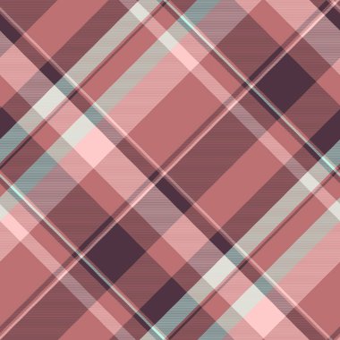 Sessiz pembeler ve eriklerle süslü ekose desenler. Arka plan, tekstil ya da dijital sanat için klasik tasarım. Hem geleneksel hem de modern projeler için çok yönlü.